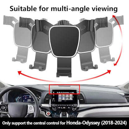 Car Phone Holder Center Console Organizer For Honda Odyssey 2018 2019 2020 2021 2022 2023 2024 Auto Accessories Navigation Interior Decoration Screen Mobile Cell Phone Mount case【Not Fit Odyssey 2025】