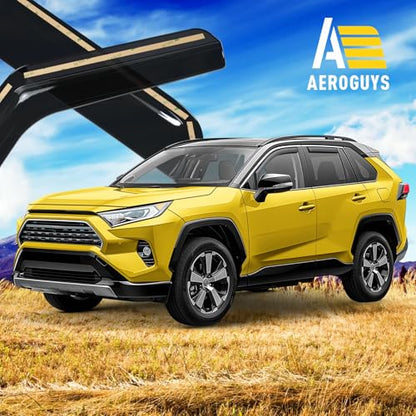 Extra Durable Window Deflectors in (For Toyota RAV4 19-25)