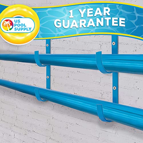 Pool Pole Hanger (2 Poles - Hangers / Blue)