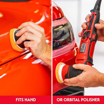 Orange Foam Correcting Pads for Car Polishing and Detailing (3" Pads (Set of 3))