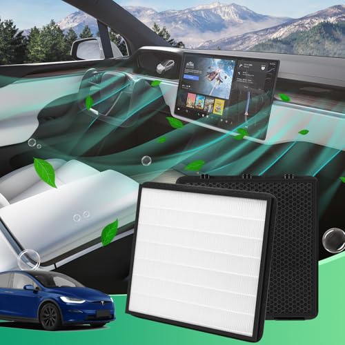 Cabin Air Filter for Tesla Model X Model S 2021 (White)
