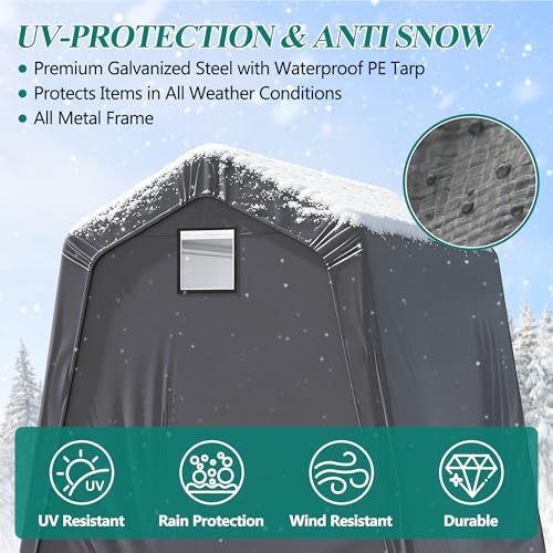 6' x 7' Outdoor Storage Shelter Shed (6' x 7')