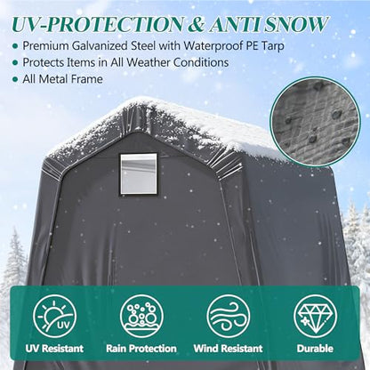 6' x 7' Outdoor Storage Shelter Shed (6' x 7')