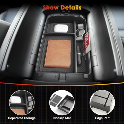 for 2026 Hyundai Palisade Center Console Organizer ONLY for 2026 Palisade Hybrid Calligraphy 7