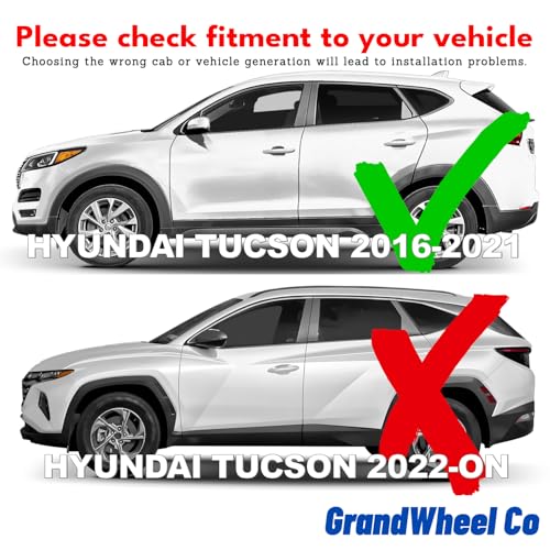 Window Deflectors Smoke Tinted in (For Tucson 16-21)