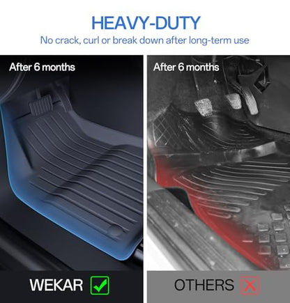 2025 New Version Floor Mats for Model 3 Highland (6 PCS for Model 3 2024-2025)