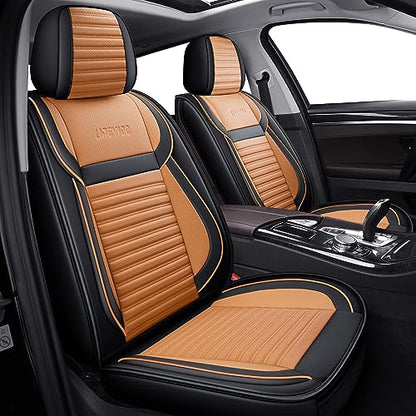 Car Seat Covers Full Set (Brown-Black / Full set)