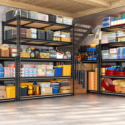 3080LBS Garage Shelving for Warehouse (48" W x 72" H x 24" D)