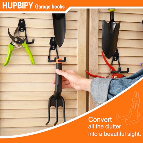 Heavy Duty Garage Hooks 12 Pack (12 Pack 2.8inch U Hook / Black)