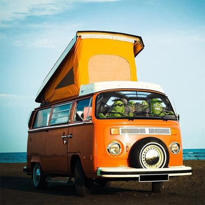 Funny Pickle Car Windshield Sun Shade Umbrella Automotive Windshield Sunshade Foldable Front Car Accessories Interior Decor to Keep Vehicle Cool for Most Vehicles 57'' X 30'' (57'' X 30'' / 28-3-26-REY-5)