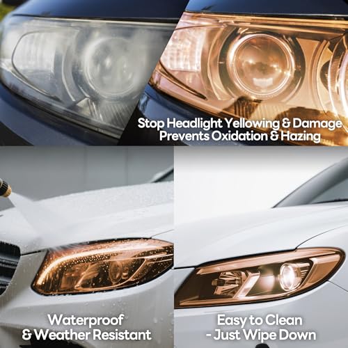 16 x 60 Inches Headlight Taillight Car Tint Vinyl Film (16in x 60in / Inferno Orange)