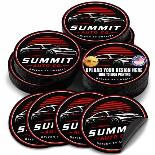 6 Inch Round Car Magnet (500 Pack)