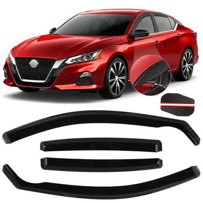 4PCS in Channel Window Rain Guards Fit for Nissan Altima 2019 (For 2019-2026 Altima)