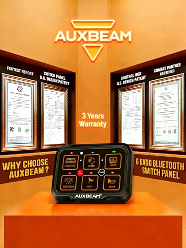 6 Gang Switch Panel Bluetooth AR (6 Gang Bluetooth Switch Panel (One Side Output))