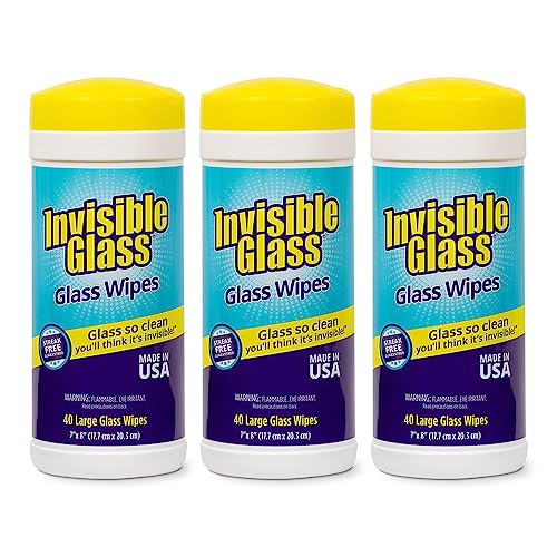 Large Glass Cleaning Wipes (1 Count (Pack of 3))