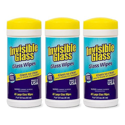 Large Glass Cleaning Wipes (1 Count (Pack of 3))