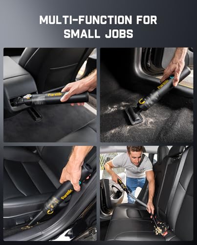 Slim V8 APEX Cordless Car Vacuum & Air Duster (Black)