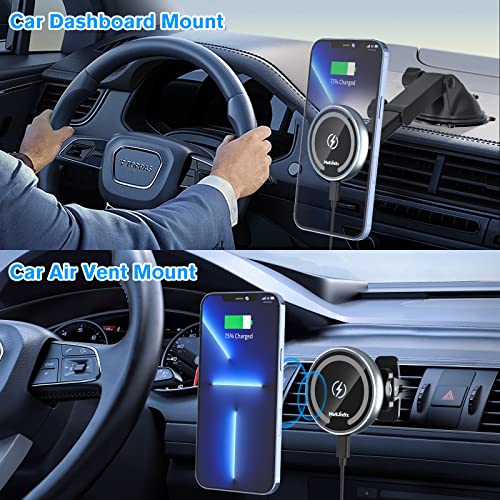 for MagSafe Car Mount Charger (Gray)