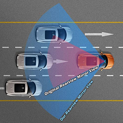 Rearview Mirror (Clear 1 PCS)