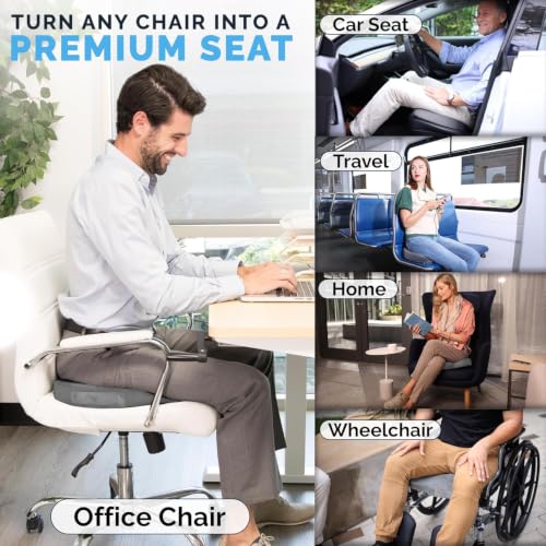 Doctor Recommended Seat Cushion (Charcoal / Large)