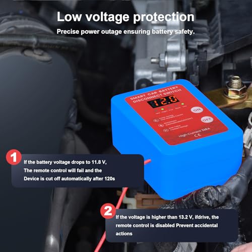 Remote Battery Disconnect Switch 12V (blue)