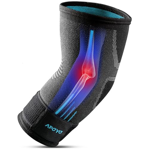 Tennis Elbow Brace for Women & Men (Blue (Single) / XX-Large)