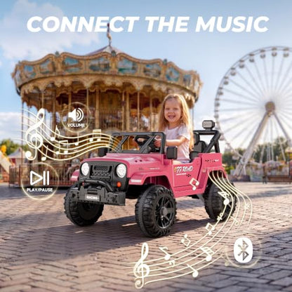 12V Electric Ride On Car (Pink)