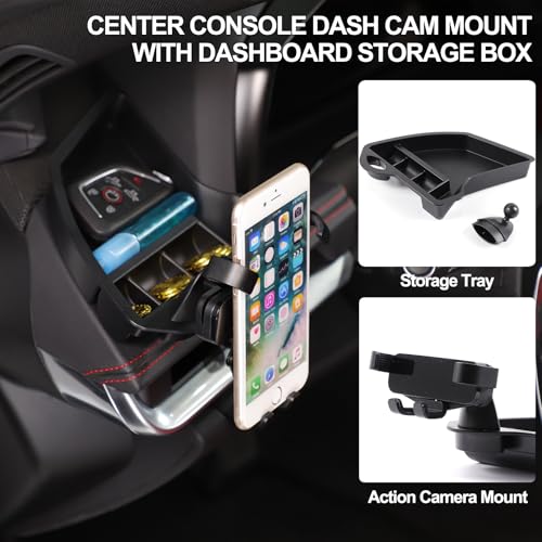 Car Phone Holder Center Console Organizer Compatible with Corvette C8 2020 (B)