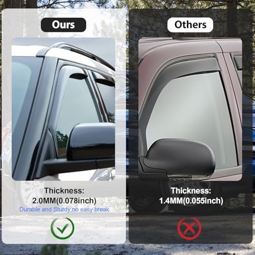 Vent Window Visors for Ford Fusion 2013 (Ford Fusion 2013-2020)