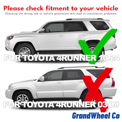 Window Deflectors Smoke Tinted in (For 4Runner 10-24)