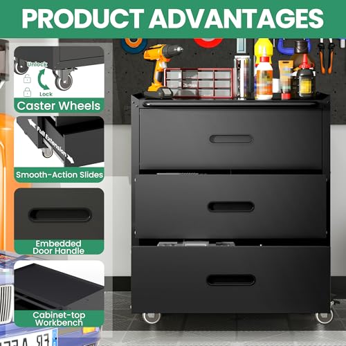 Garage Cabinet System (Black / 6 Pcs-StyleA)