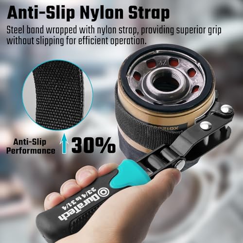 Anti Slip Small Swivel Oil Filter Wrench (Anti-slip / Small (Fits Filters 2-3/4" to 3-1/4"))