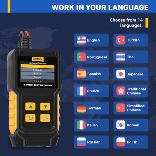 Car Battery Tester 12V 24V Cranking Charging Load 30 (BT 360)