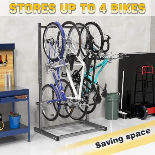 Freestanding Bike Rack (Holds 4 Bikes)