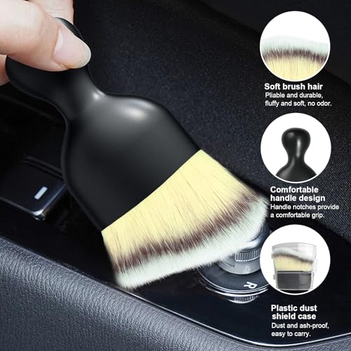 Car Detailing Brush (Beige / 1 PC)