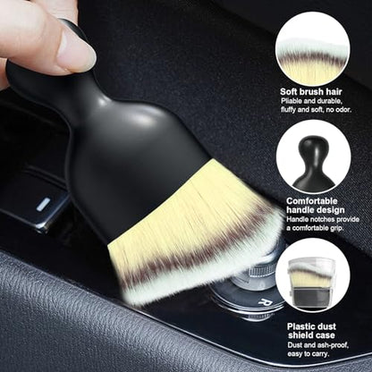 Car Detailing Brush (Beige / 1 PC)