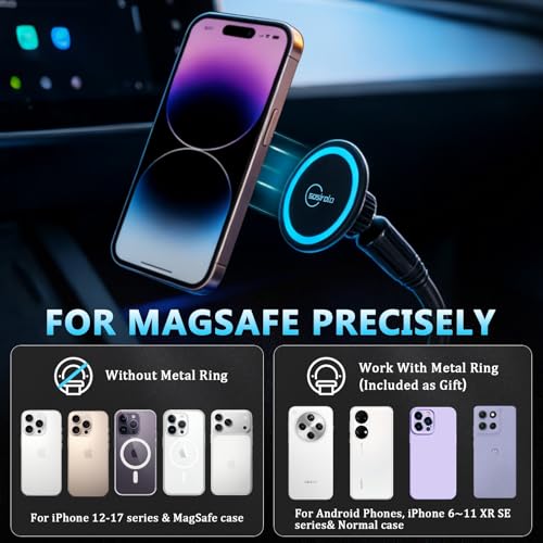 Cup Holder Phone Holder for Car (Blue)