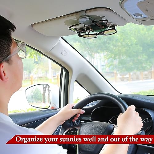 Sunglasses Holder for Car Visor (gray / 1 Pack)