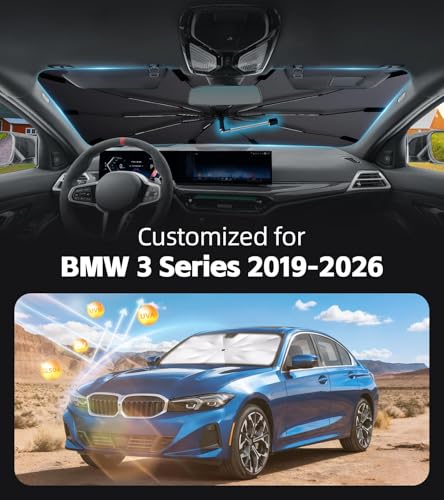 Windshield Sun Shade for BMW 3 Series 2019 (Fit for BMW 3 Series 2019-2026)