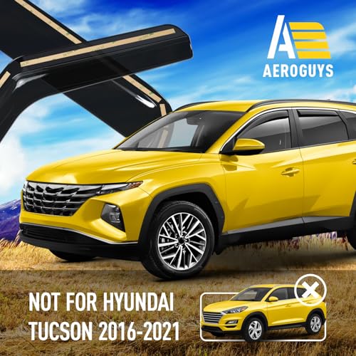 Extra Durable Window Deflectors in (For Hyundai Tucson 22-26)