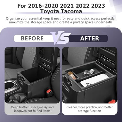 Tacoma Center Console Organizer Compatible with 2016