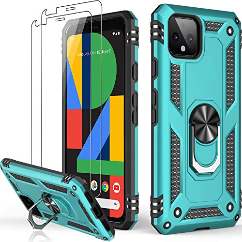 for Google Pixel 4 Case with Screen Protector (Teal / Google Pixel 4)