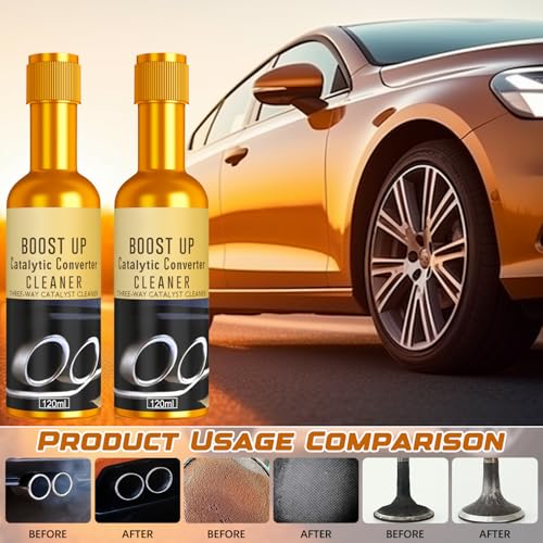 Catalytic Converter Cleaner Auto Parts Engine (2pcs)