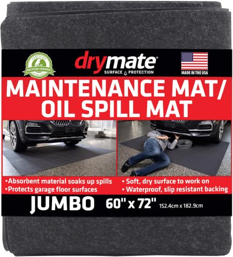 Jumbo Maintenance Mat (5' x 6' (Rectangular) / Charcoal)