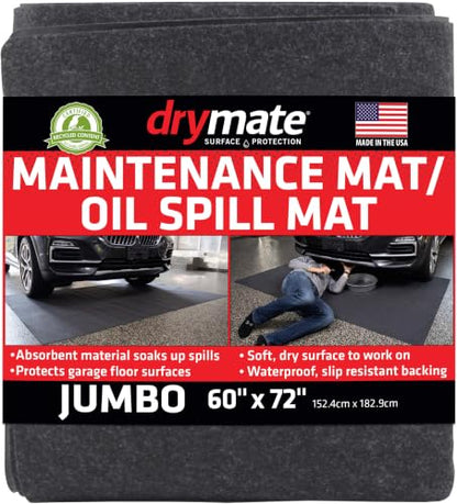 Jumbo Maintenance Mat (5' x 6' (Rectangular) / Charcoal)