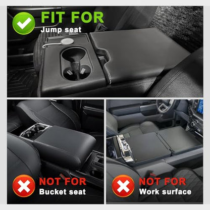 Armrest Cover for Ford F150 2015+ & F250 2017+ (2) 15-26 |F150| Jump Seat, +Thick)