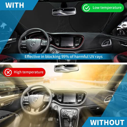 Sun Shade Sunshade Custom Fit for 2017 (for Hyundai Elantra 2017-2020)