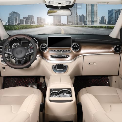 Steering Wheel Cover 14.5 (Standard size[14 1/2''-15''] / Black and Dark Brown)
