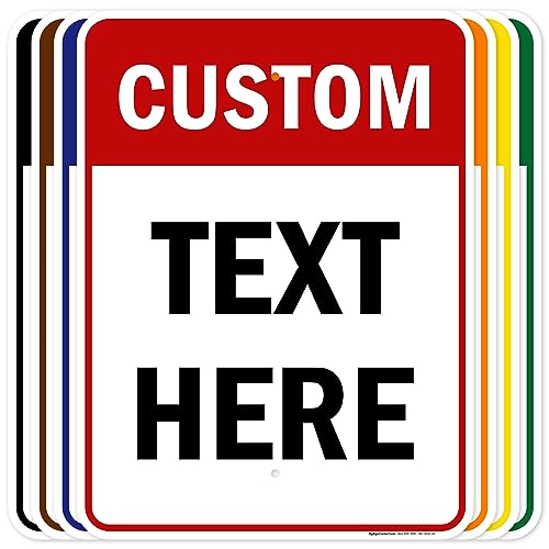 Custom Sign Custom Sign for Business (Header - Vertical / 18x24 - Aluminum)