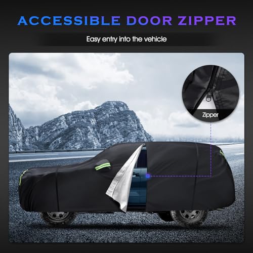 Car Cover Custom Fit for Toyota 4Runner 1995 (Fit for Toyota 4Runner Black)